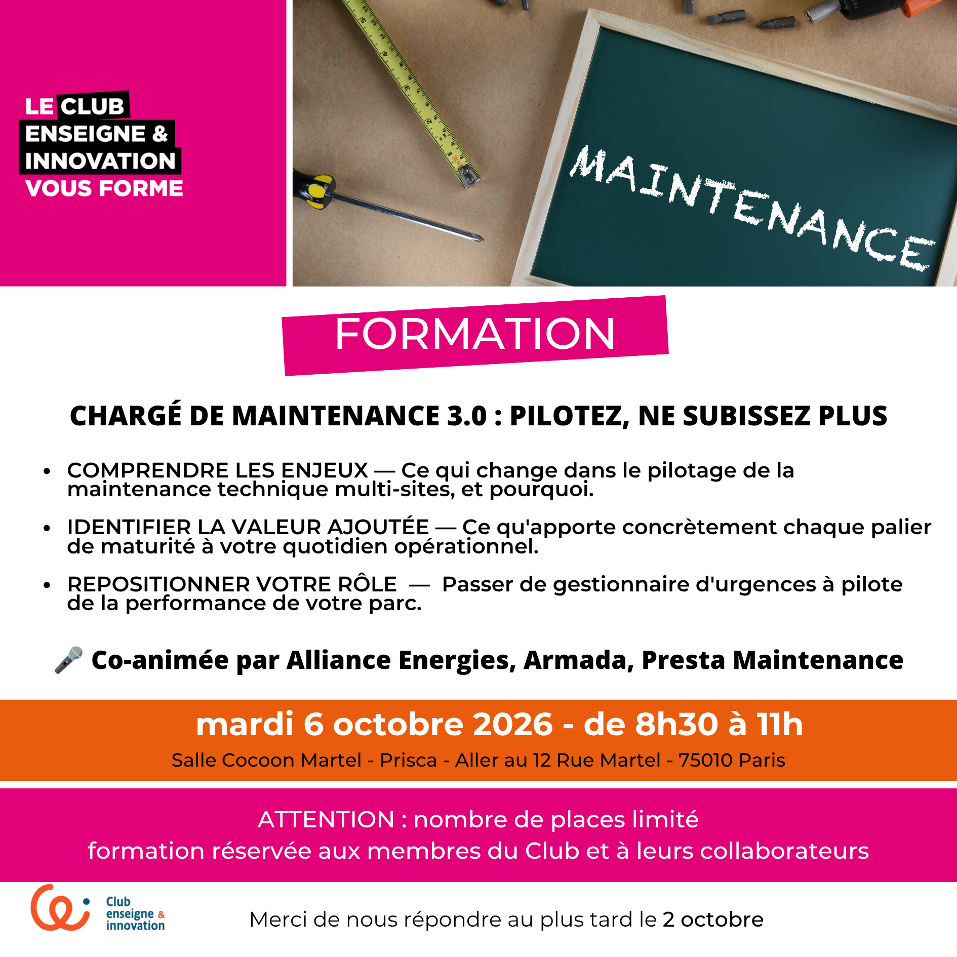 Lire la suite à propos de l’article formation 6.10.2026